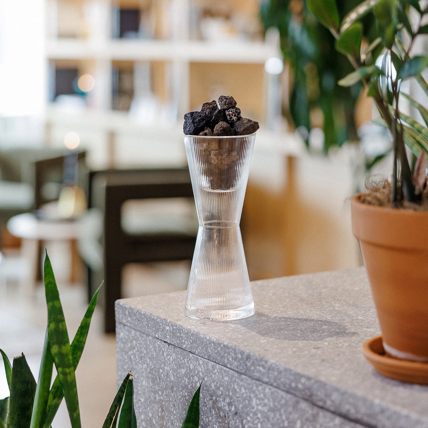 AIZ Mineral Lava Rock Diffuser - Clear