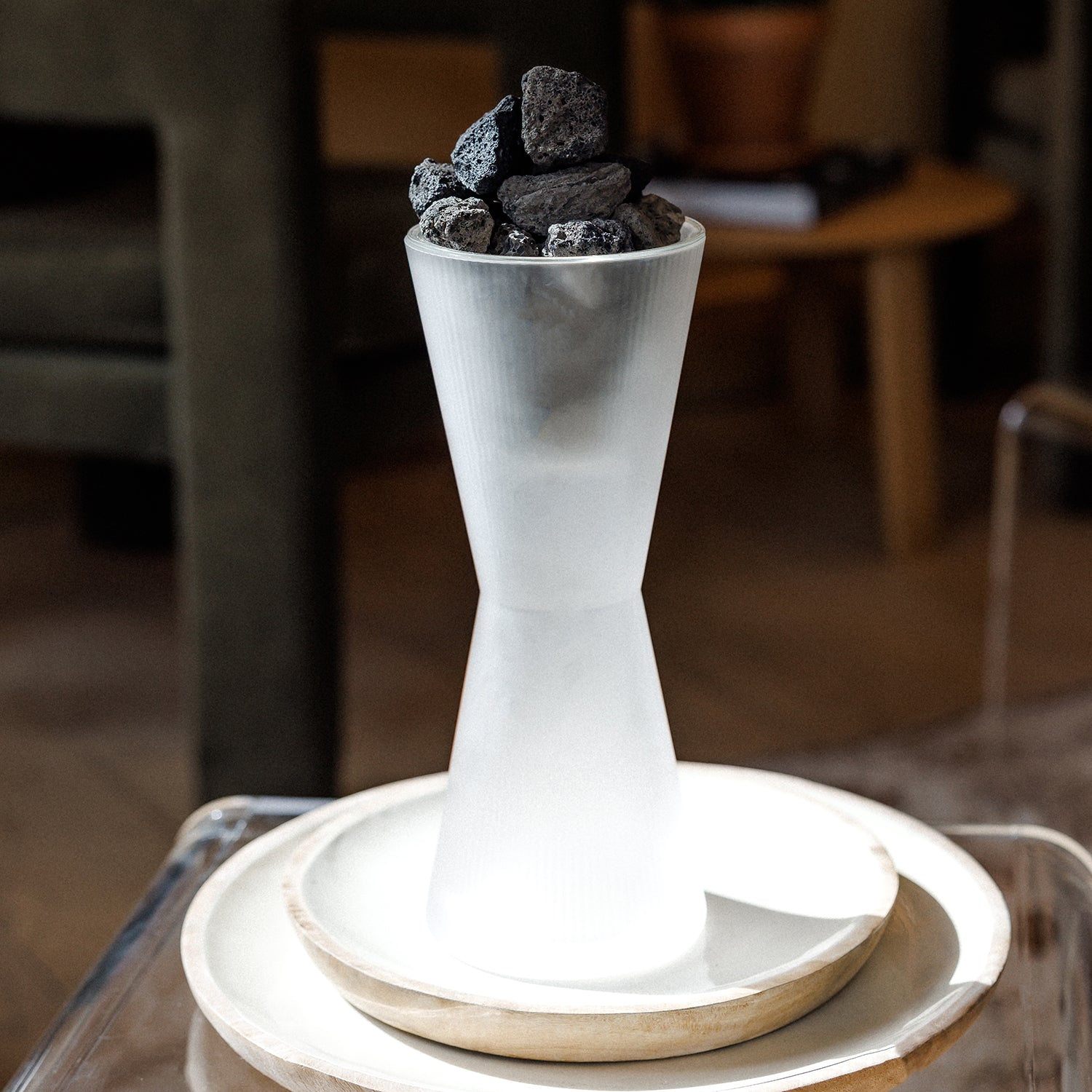 AIZ Mineral Lava Rock Diffuser - Frosted