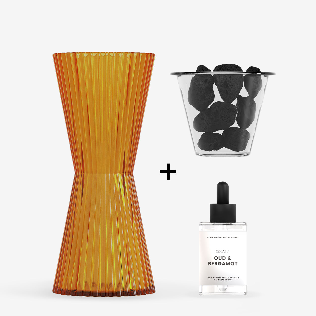 AIZ Mineral Lava Rock Diffuser - Citron