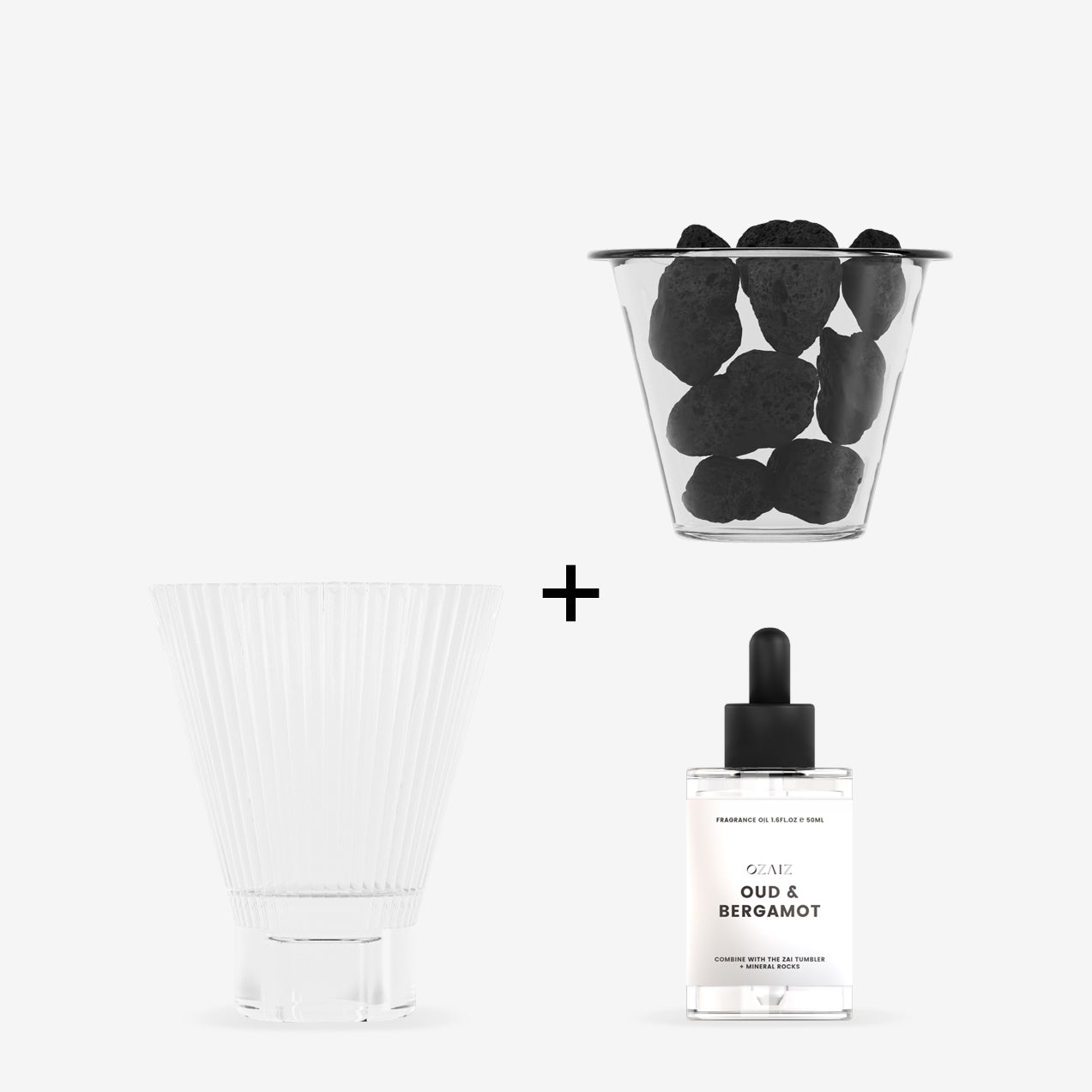 ZAI Mineral Lava Rock Diffuser - Clear