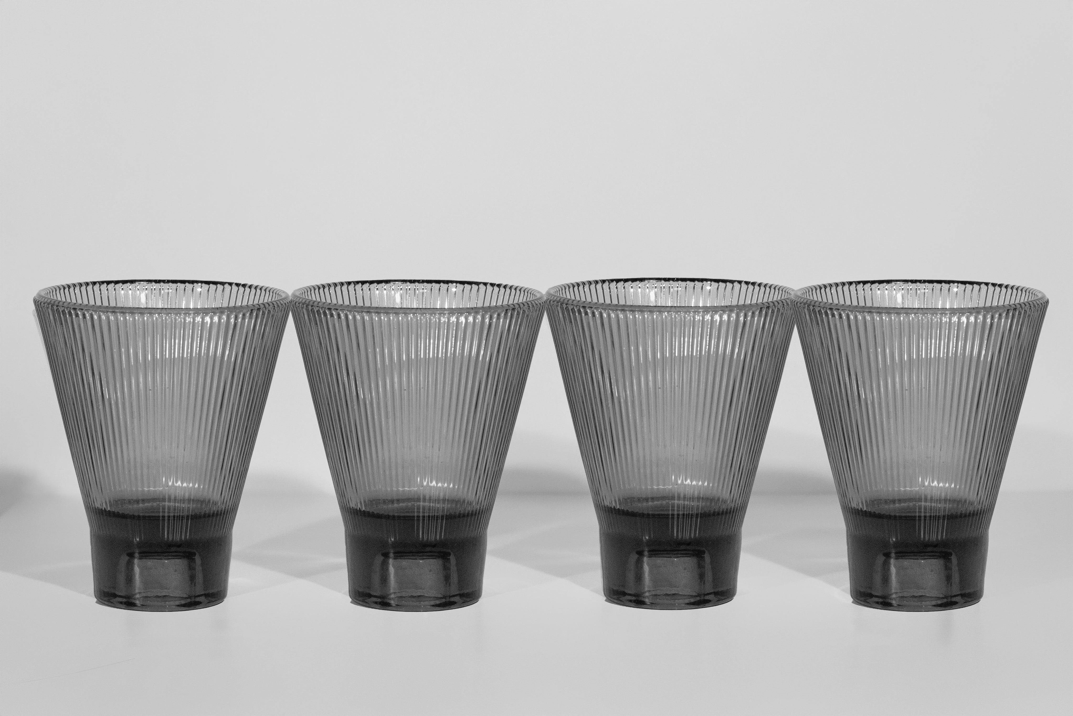 ZAI Glass Tumbler in Charcoal