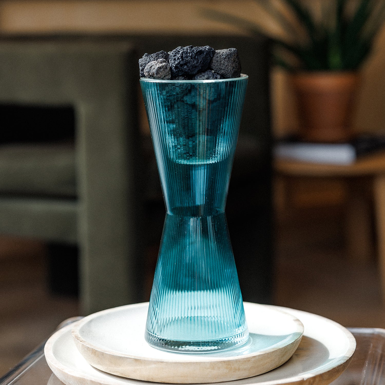 AIZ Mineral Lava Rock Diffuser - Teal