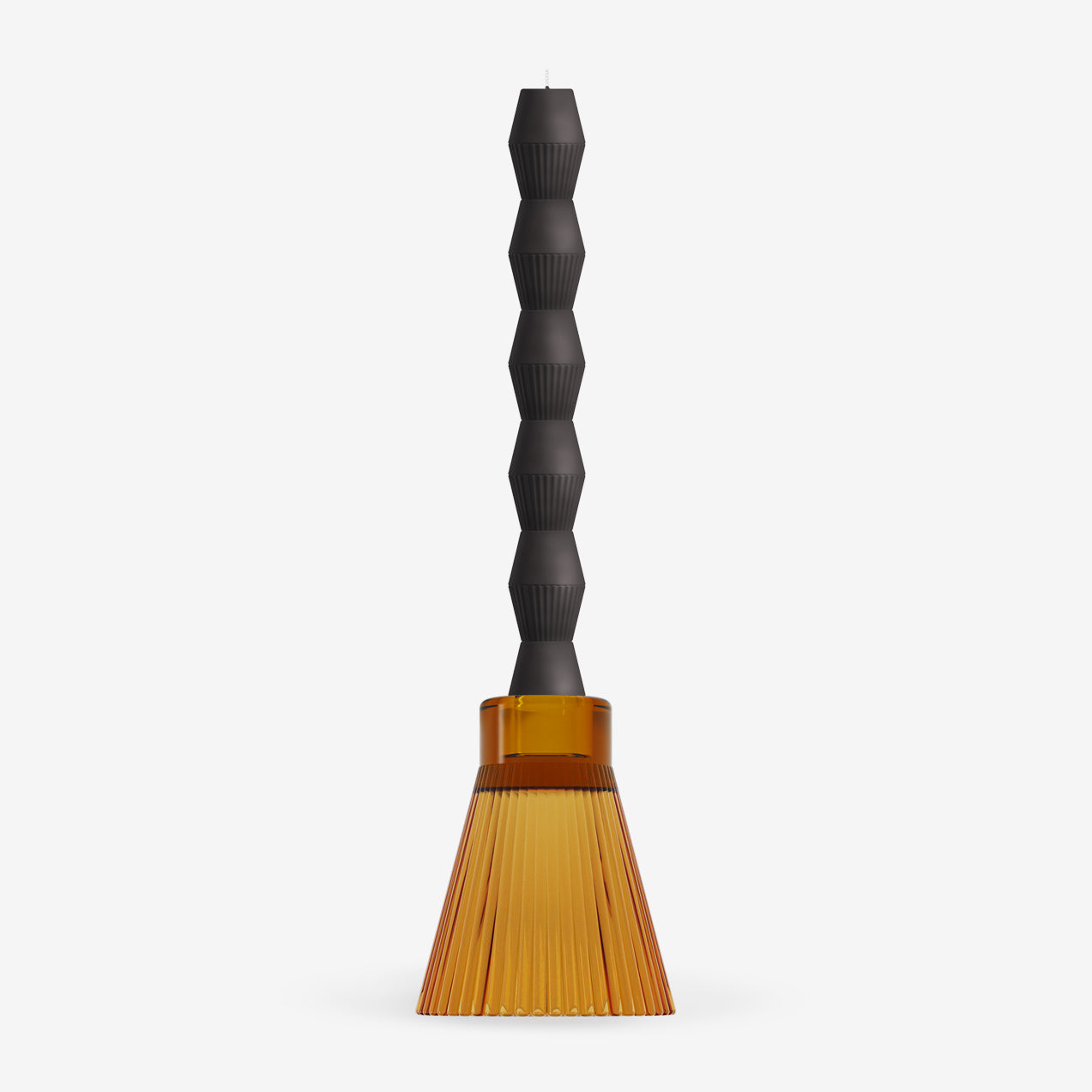 ZAI Citron Geometric Pillar Candle